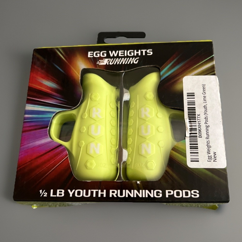Egg Weights Youth Running Pods 1/2 lb Set Fitness Workout Handheld Dumbbells New